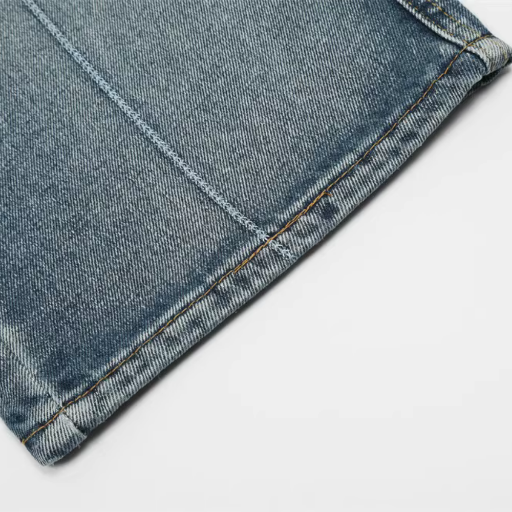 Spider Web Embroidered Jeans