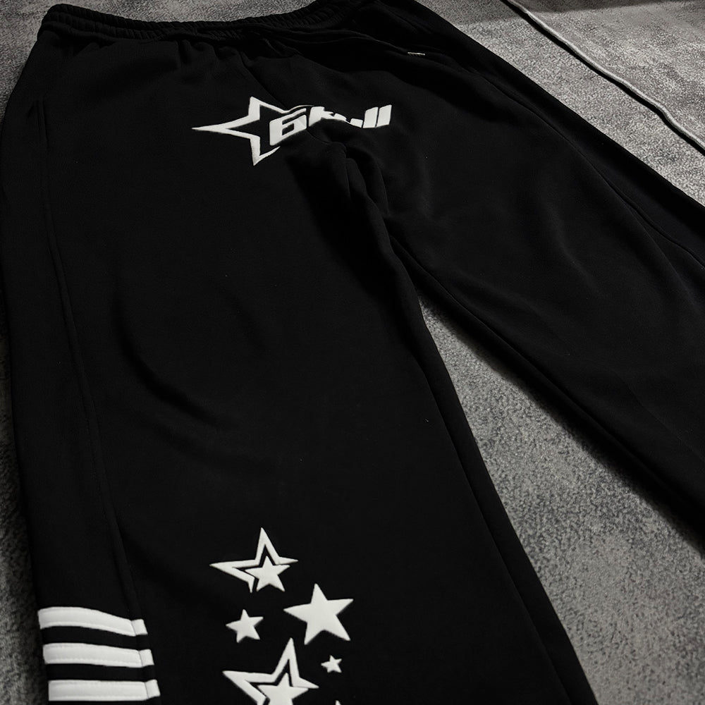 6Kull Puff Print Galaxy Sweatpants