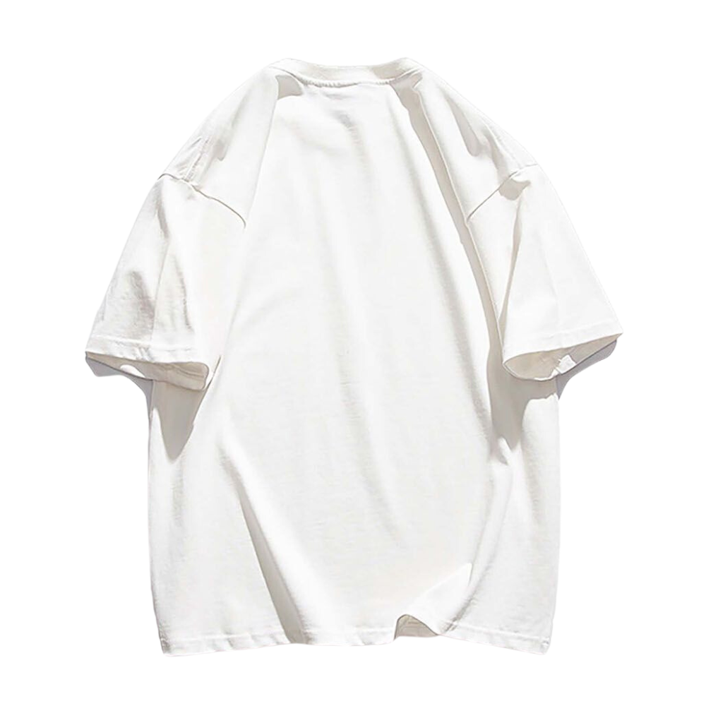 Urban Japanese Cartoon Girl Print T-shirt