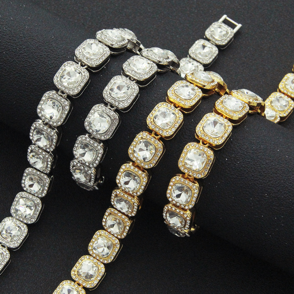 Square Diamond Cuban Necklace