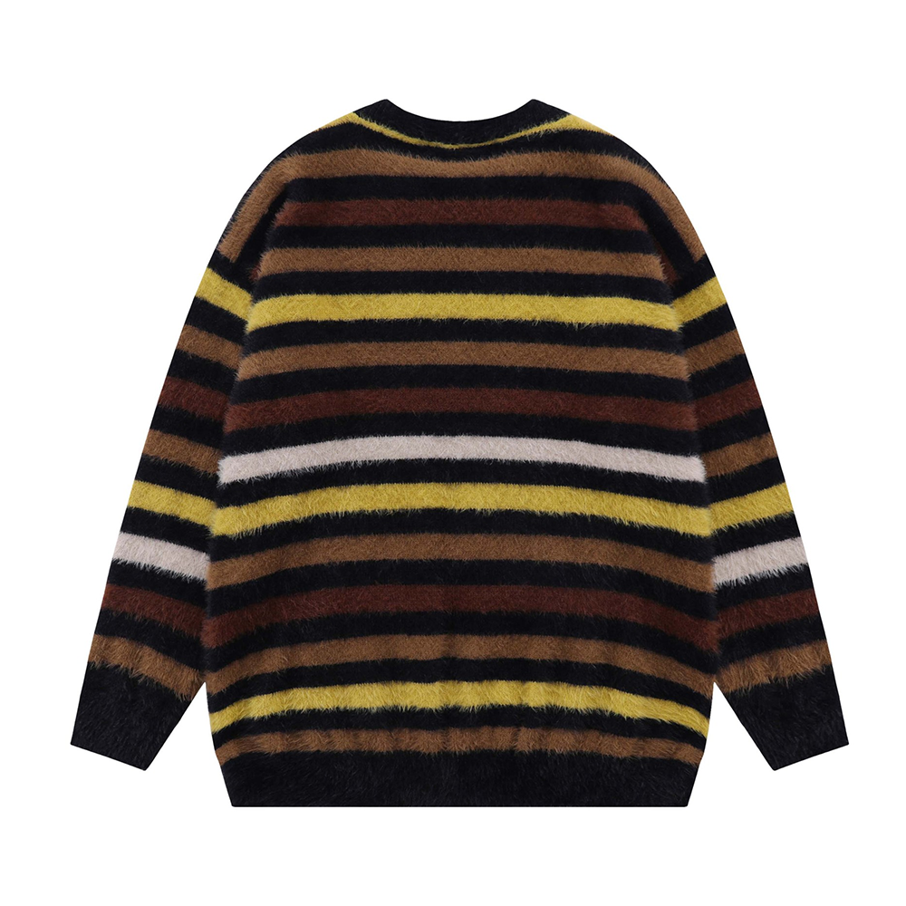 Retro Striped Stars Sweater