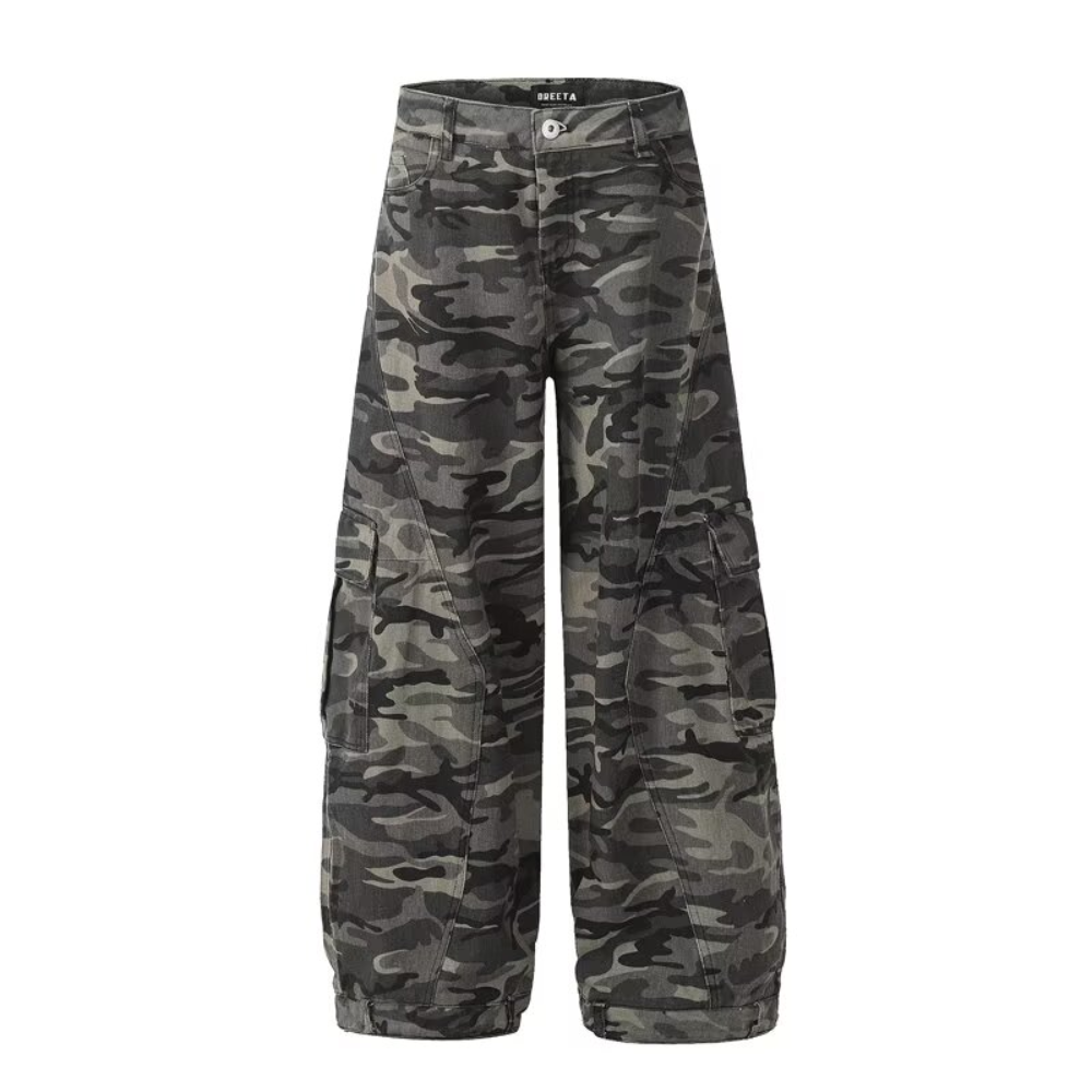 BAGGOUT Camouflage Baggy 75' Jeans
