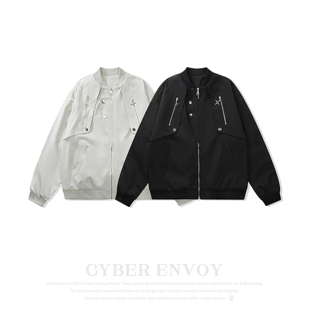 Casual Loose Solid Color Jacket