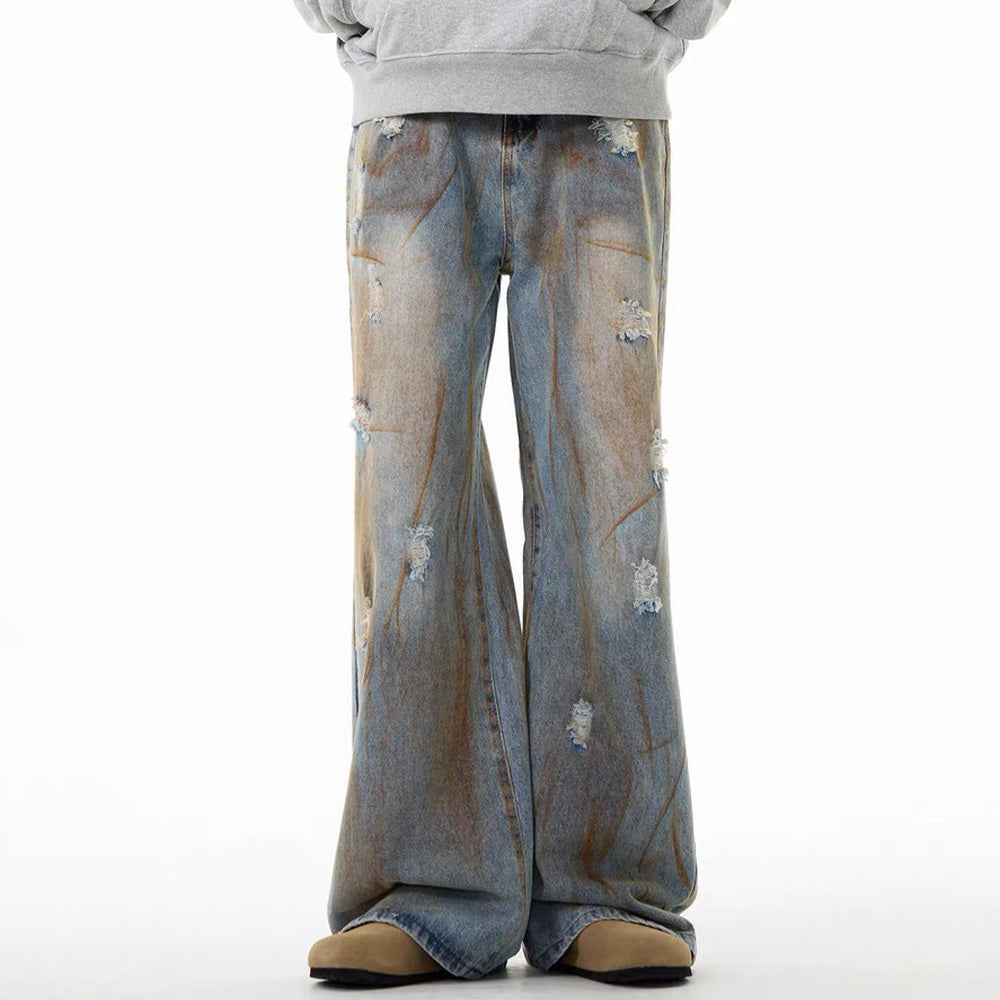 DF | High Street Retro Graffiti Jeans