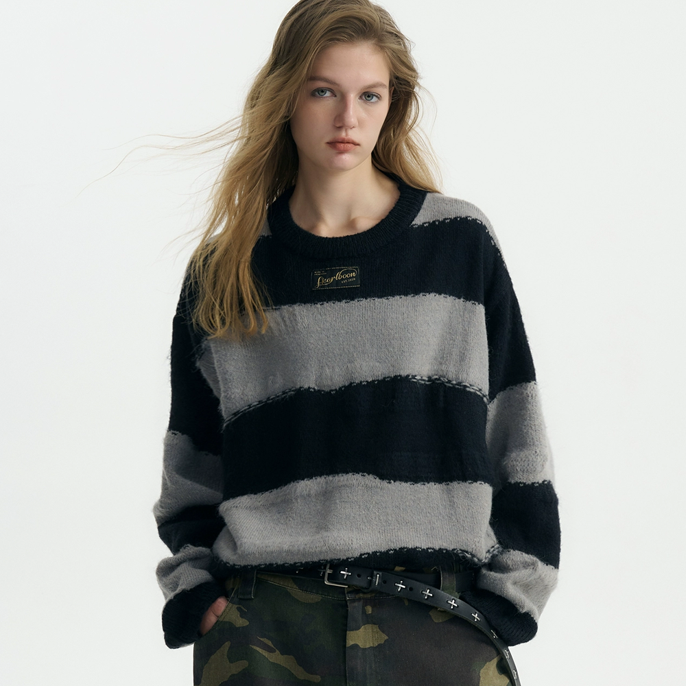 High Street Contrasting Stripes Sweater