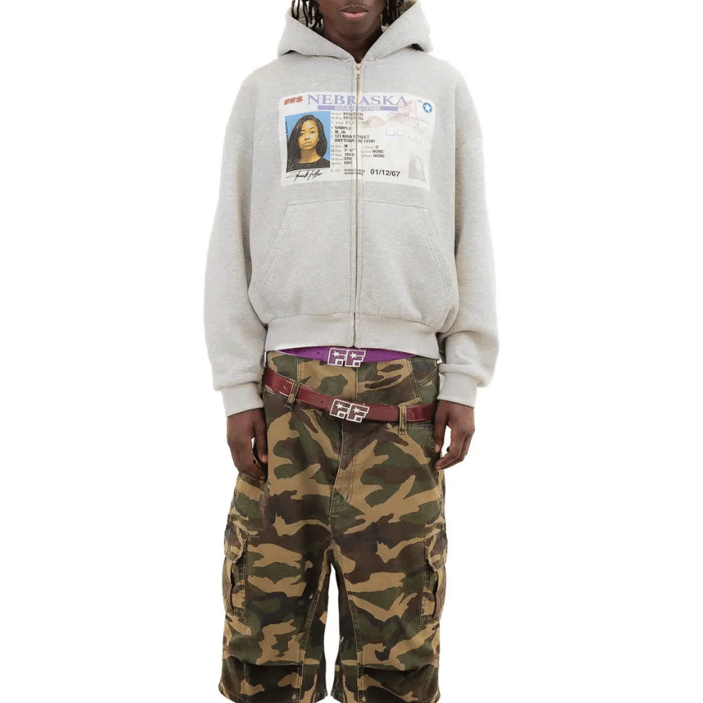 Evokyn Nebraska ID Graphic Zip Hoodie
