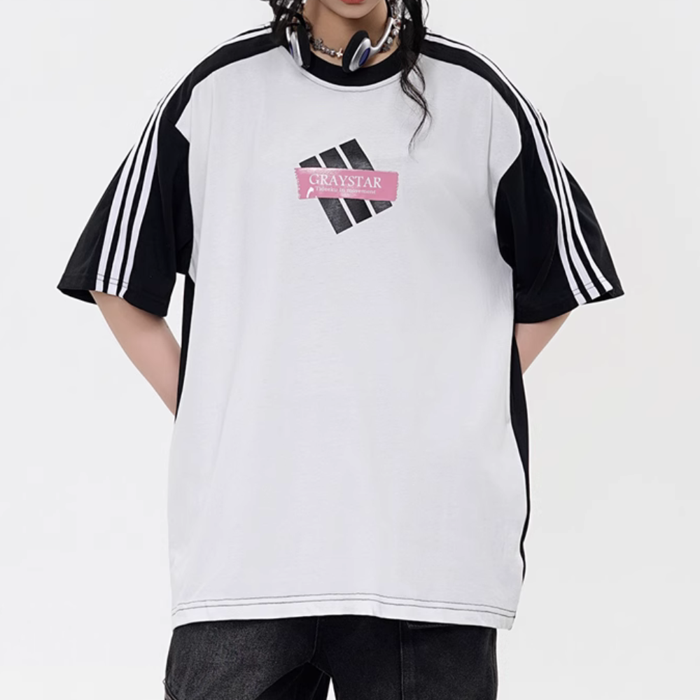American Sports Raglan Printed T-shirt