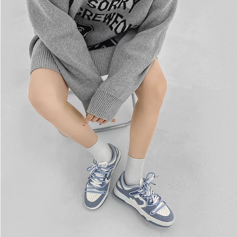 H-Block |Street Heart Stitching Casual Sneakers