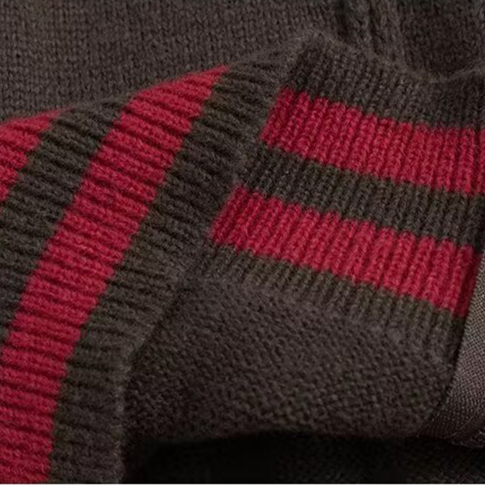 Star Stitching Hooded Sweater