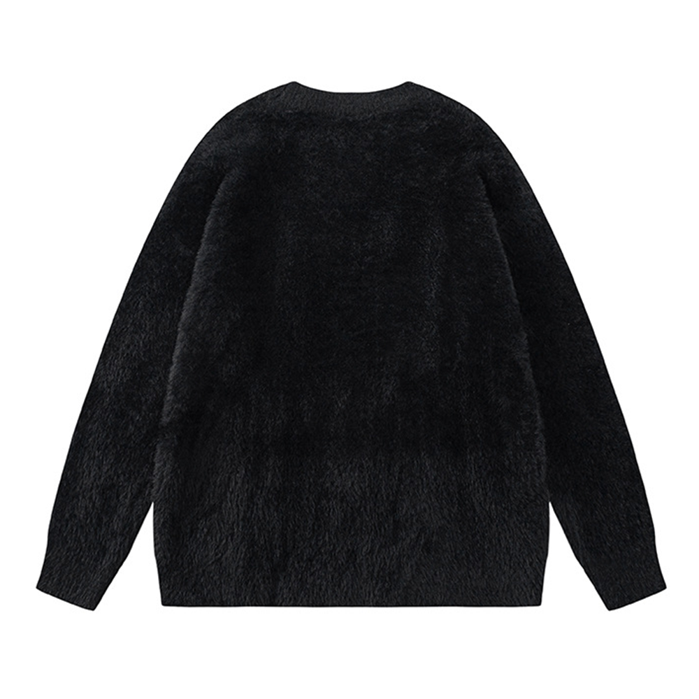 Retro Contrast Color M Sweater