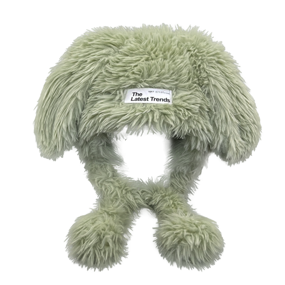 Cute Bunny Plush Thickened Warm Hat