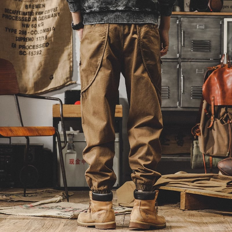 American Retro All-match Loose Straight Legged Cargo Pants