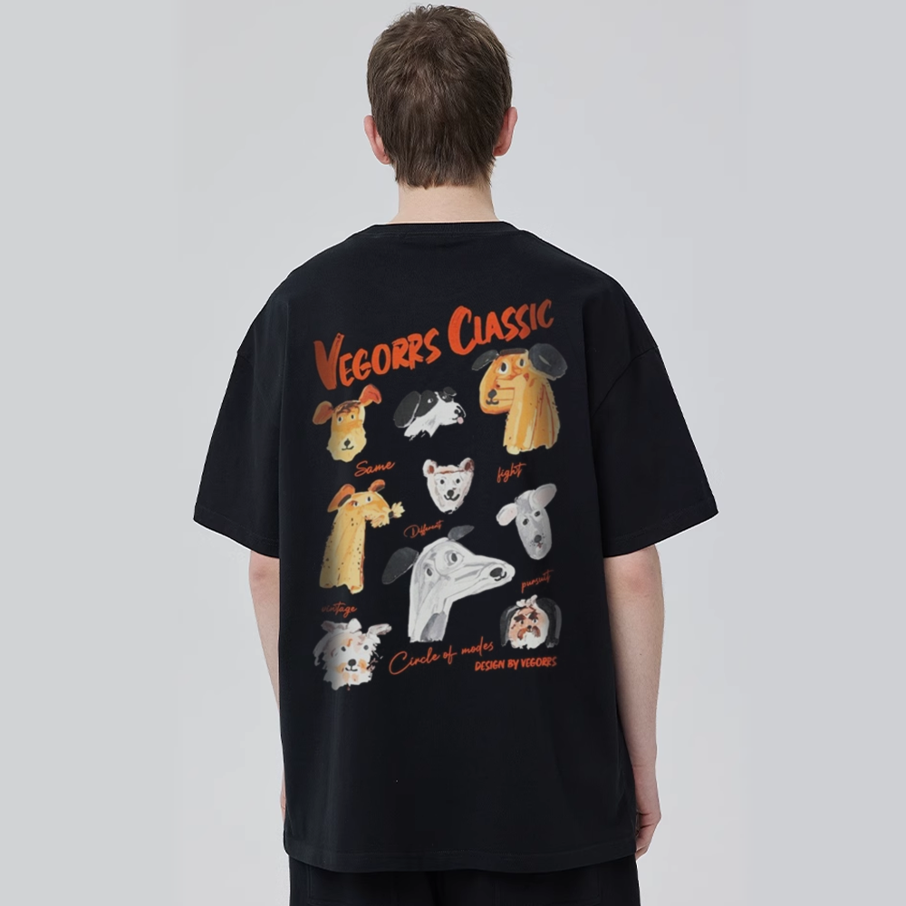 Hand Drawn Dog T-Shirt