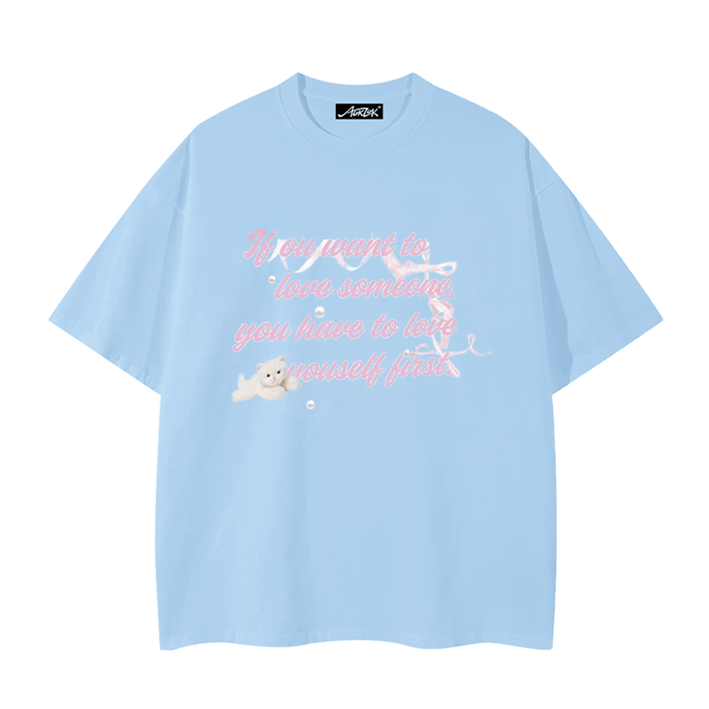 Women's Sweet Letter T-Shirt