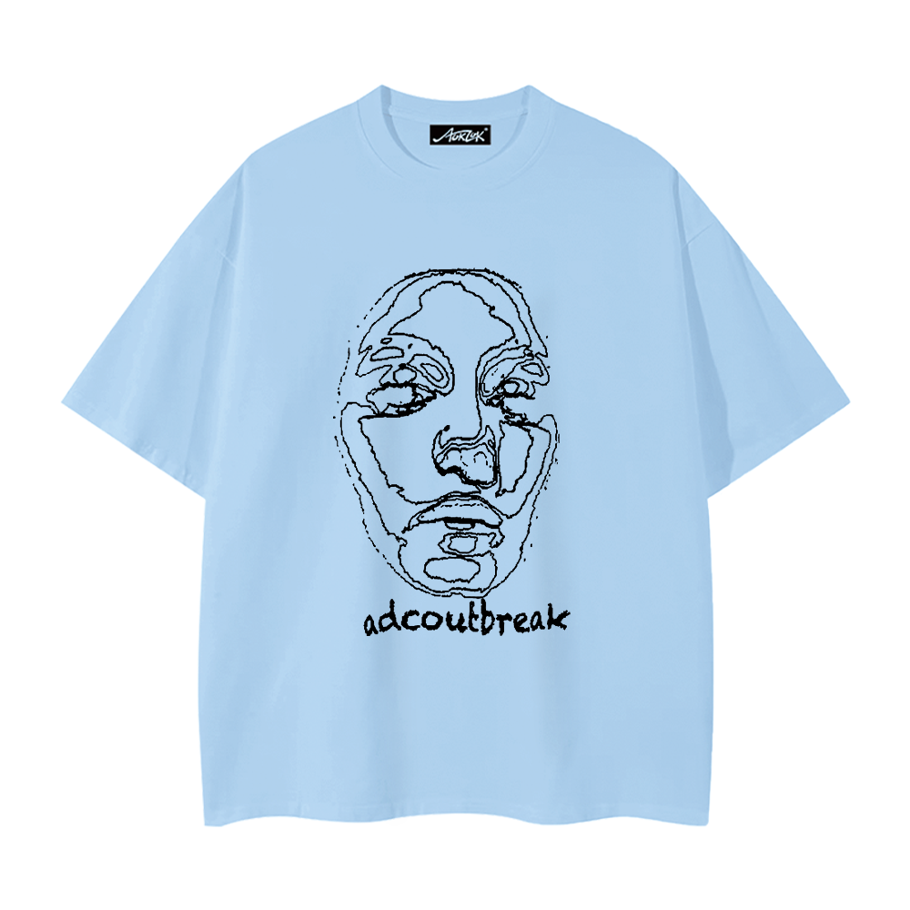 Line Face T-Shirt