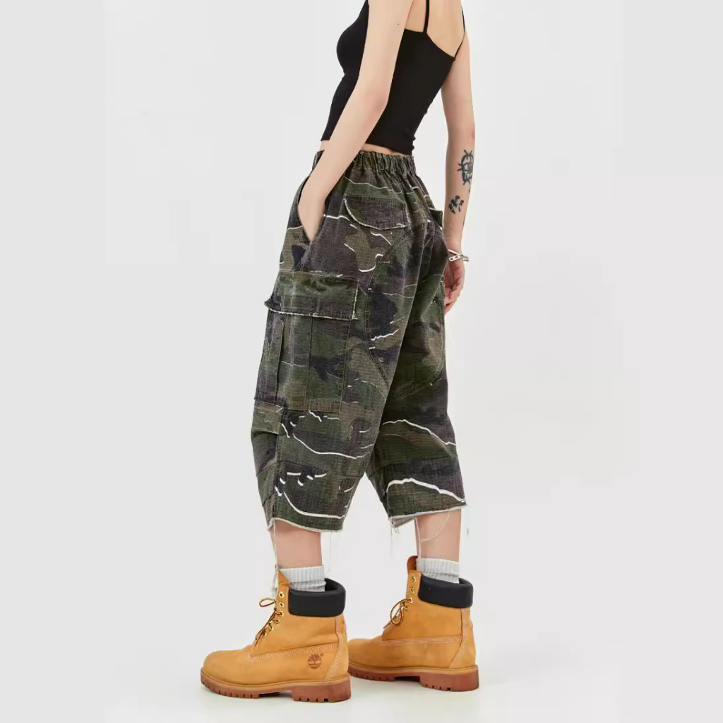 American High Street Camo Shorts