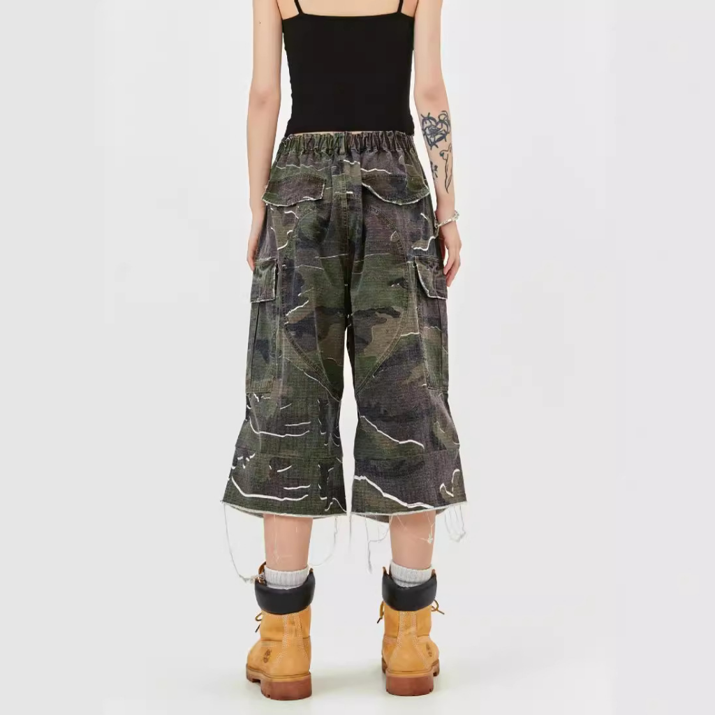 American High Street Camo Shorts