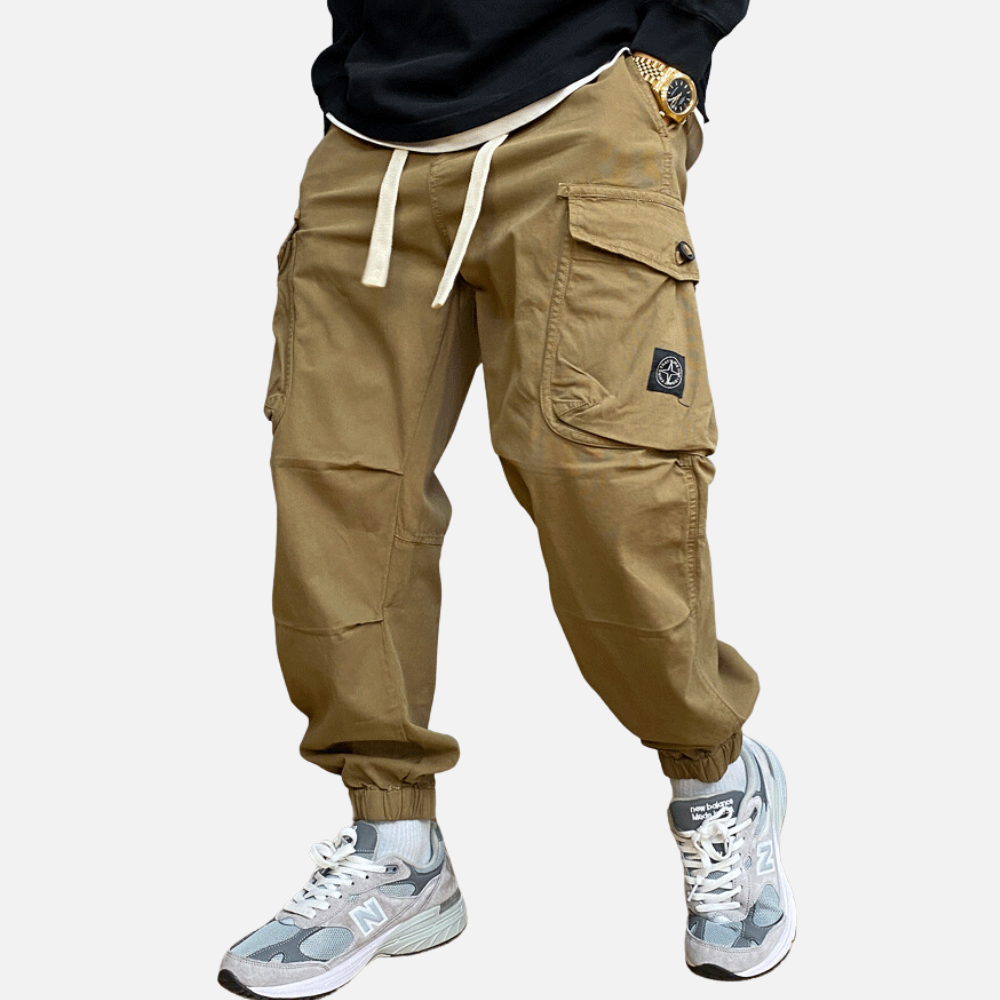 Heavy Drawstring Cargo Pants
