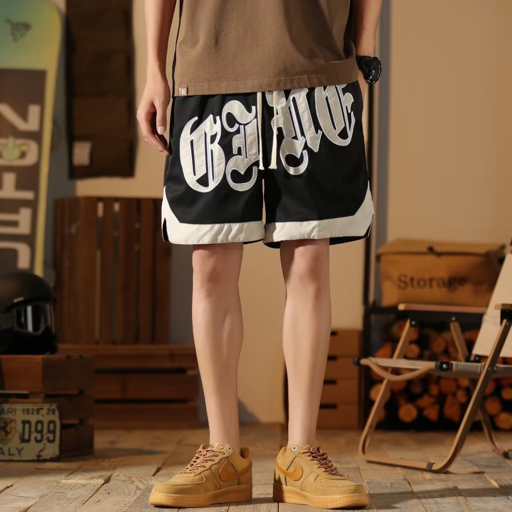 American Patchwork Basketball Shorts