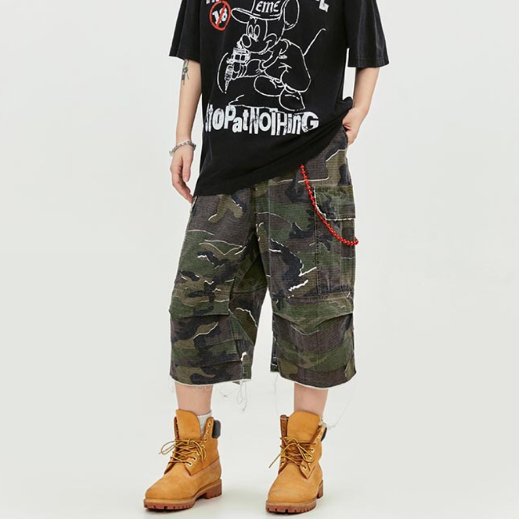 American High Street Camo Shorts