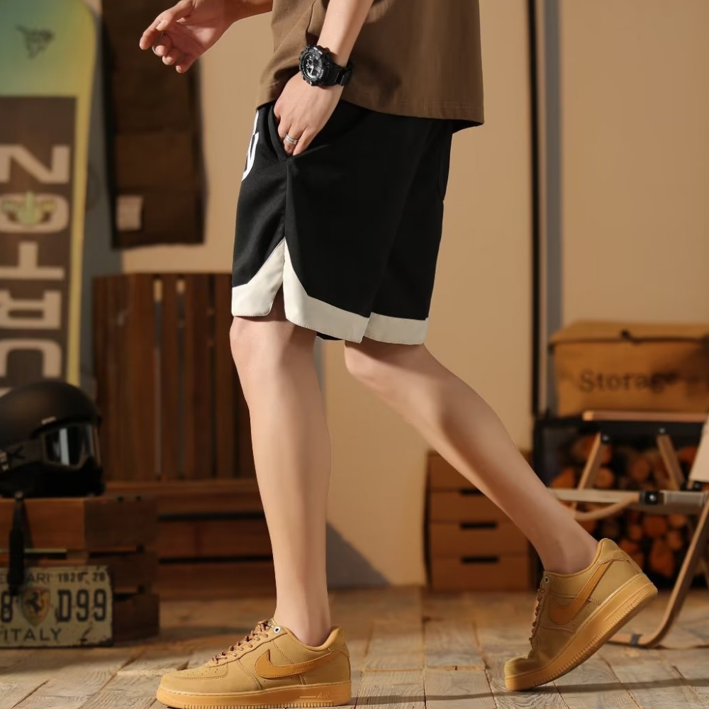 American Patchwork Basketball Shorts