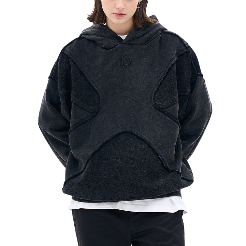 Heavy Solid Color Washed Hoodie