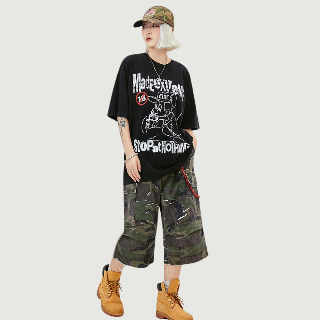 American High Street Camo Shorts