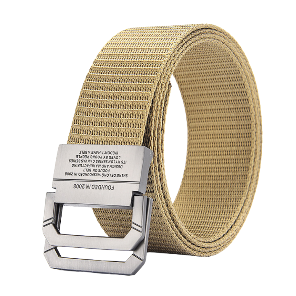 Workwear Two-Buckle Canvas Belt
