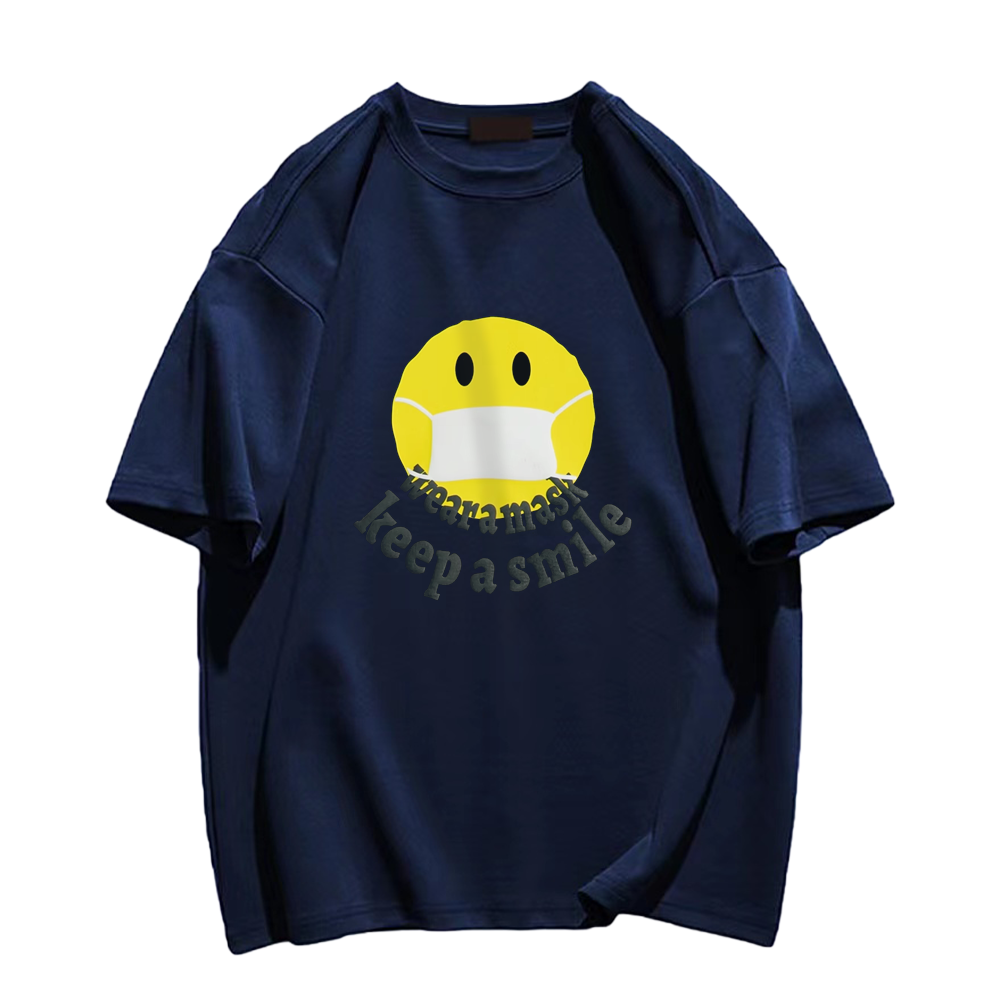 Mask Smiley Face T-Shirt