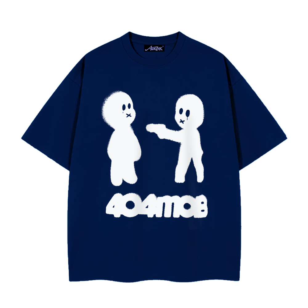 Street Fun Graphic Cotton T-shirt