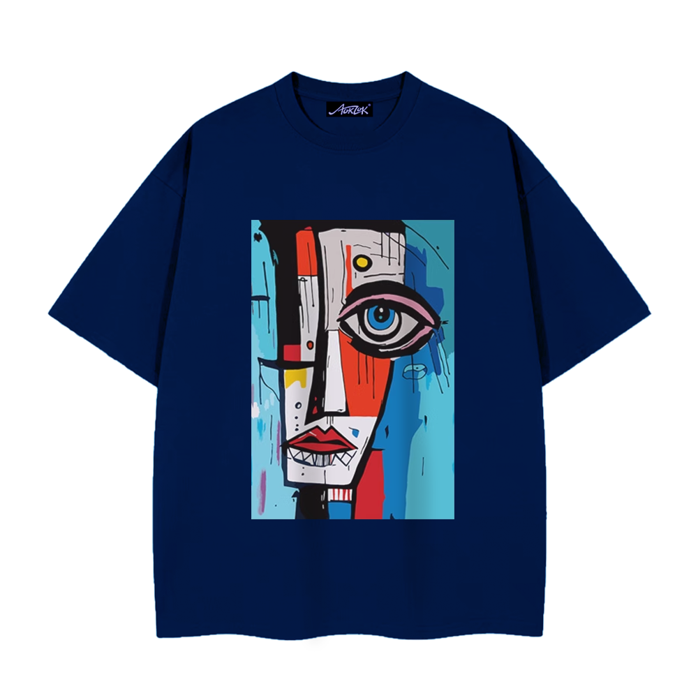 Abstract Face Painting T-Shirt