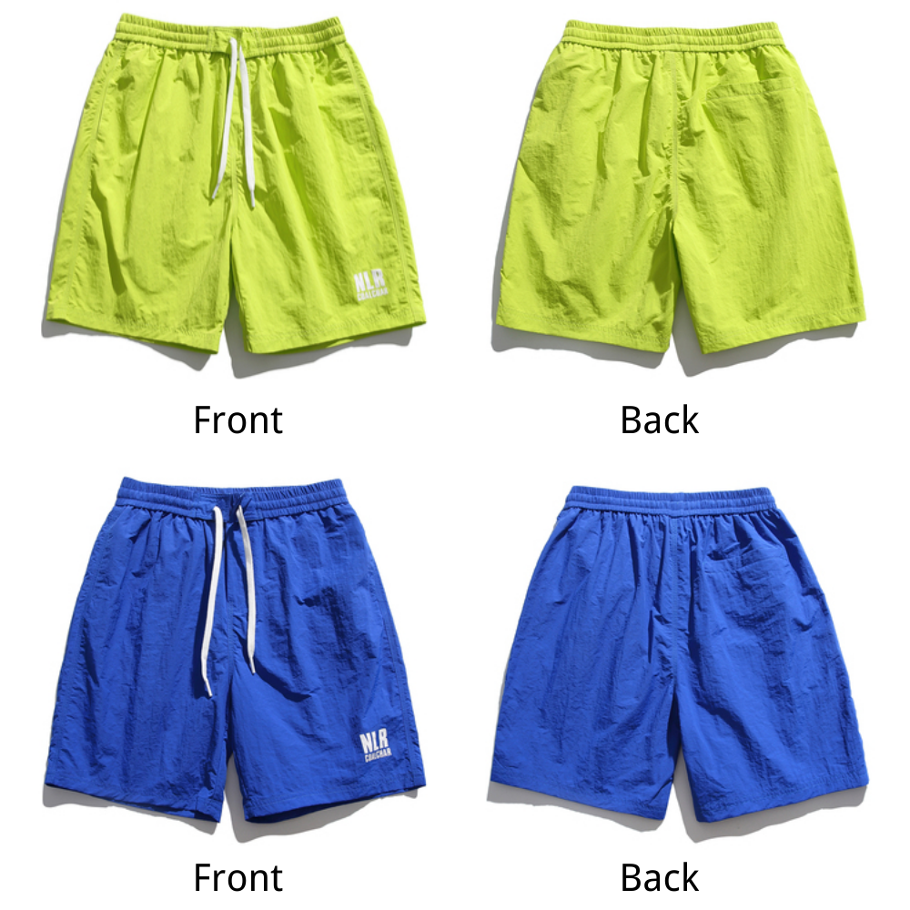 Simple Solid Color Casual Shorts
