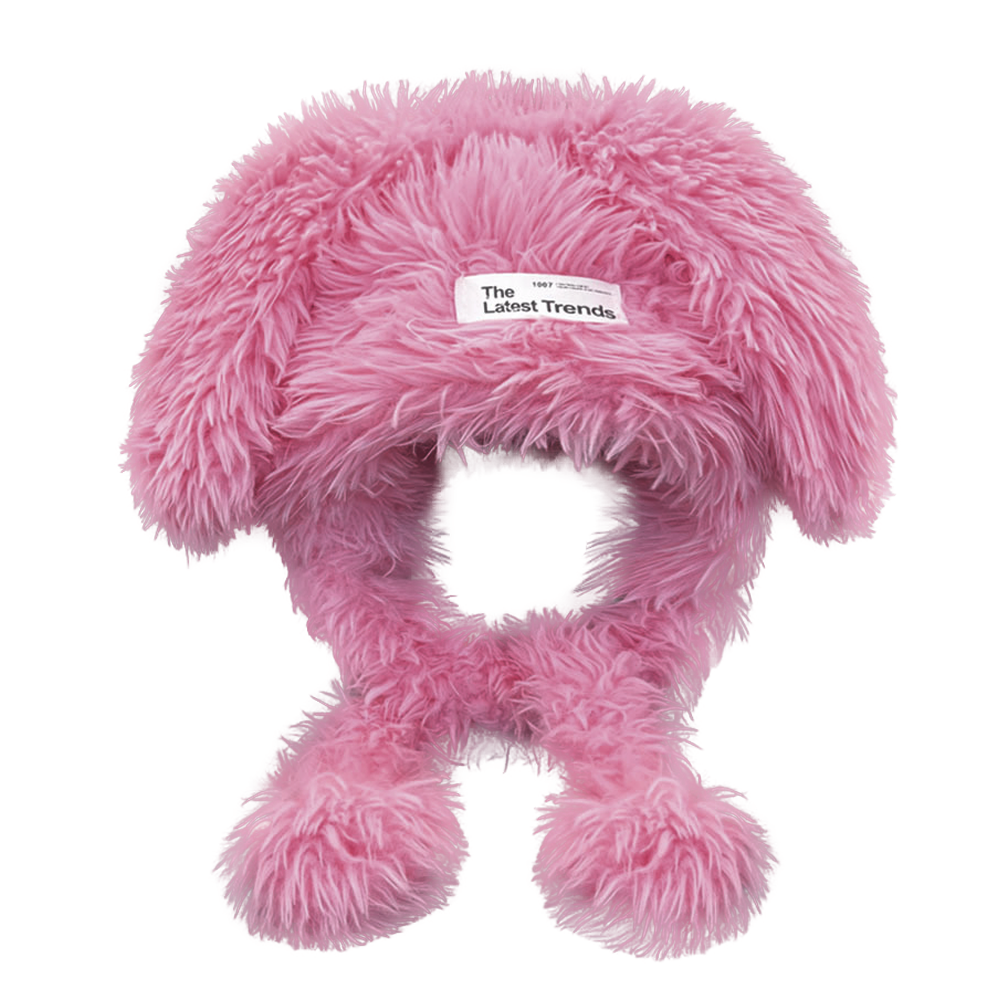 Cute Bunny Plush Thickened Warm Hat