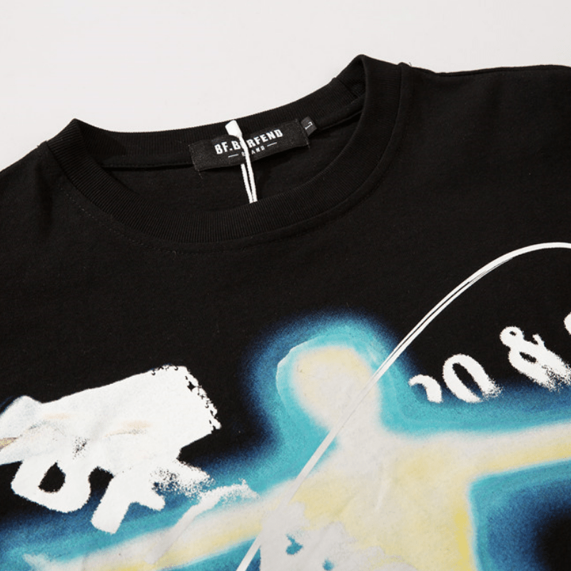 High Street Abstract Print T-shirt