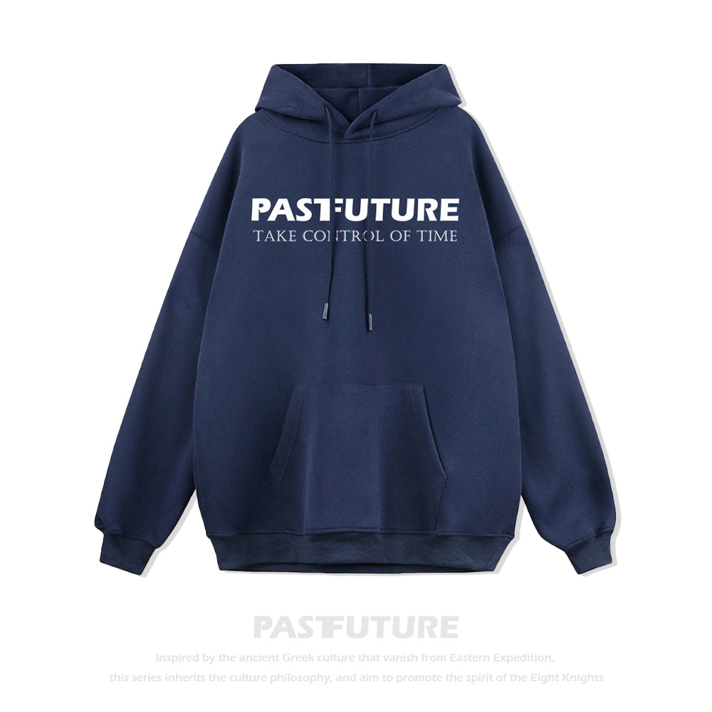 Past Future | Clock Logo Big Element Hoodie