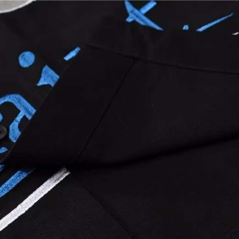 Hip Hop Letter Racing Shirt