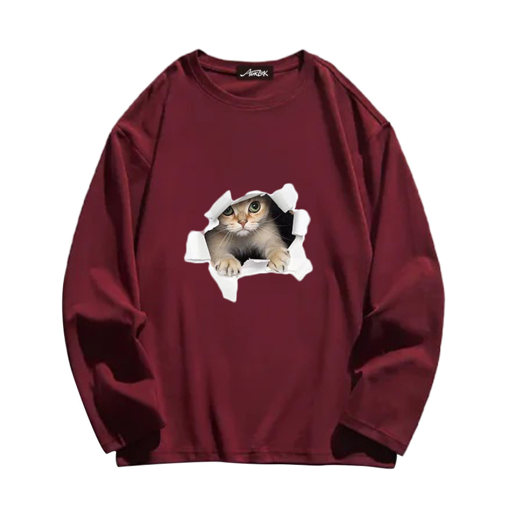 Broken Wall Kitten Long Sleeve Shirt