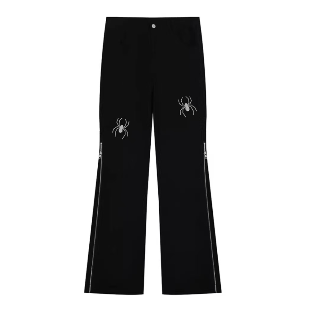 Women's Spider Embroidered Jeans