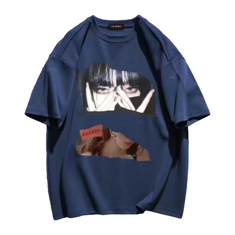 Crush Skull | Street Girls Anime Graphic Casual T-shirt