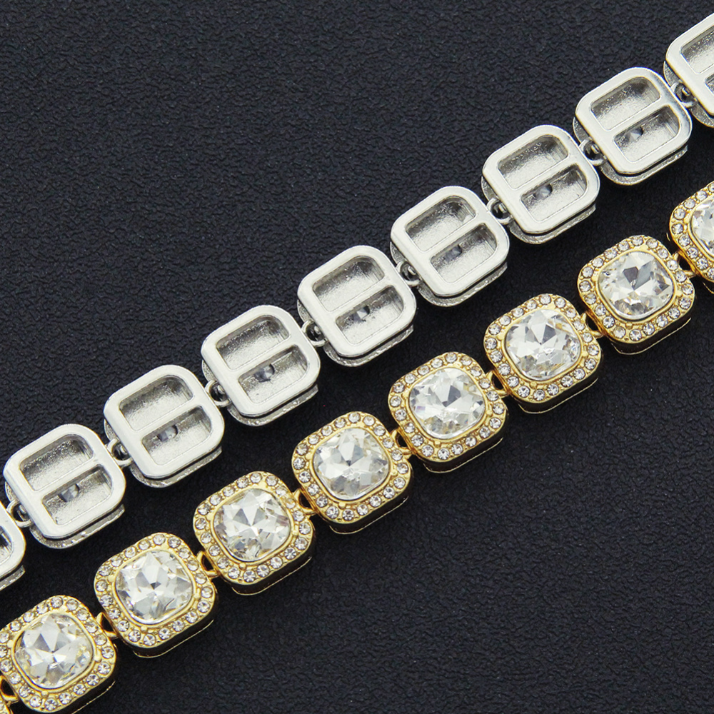 Square Diamond Cuban Necklace