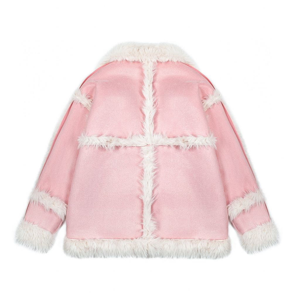 【NOW TREND】 Fur Collar Pocket Coat