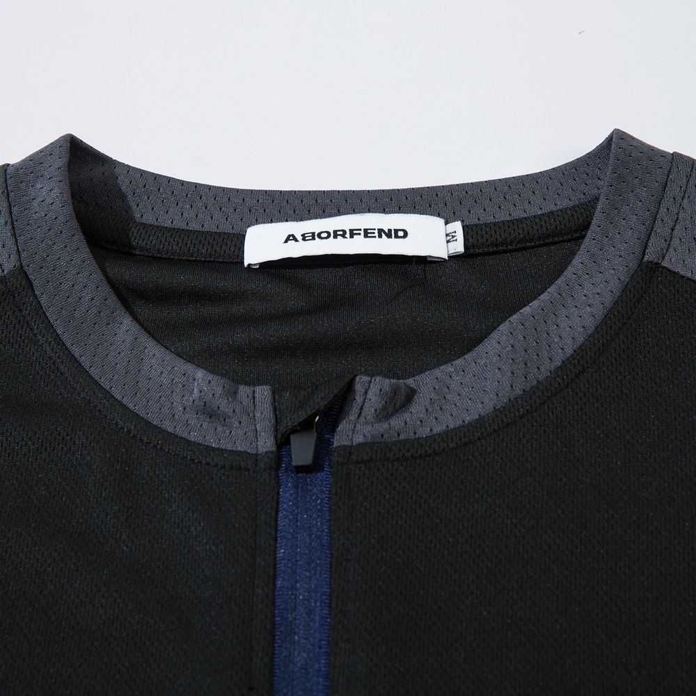 Collarless zipper waterproof cycling Sweatshirt