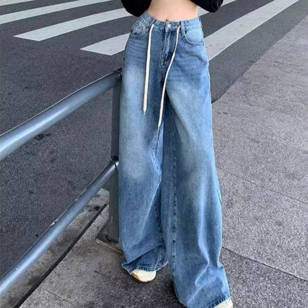 Women's American Casual Loose Jeans