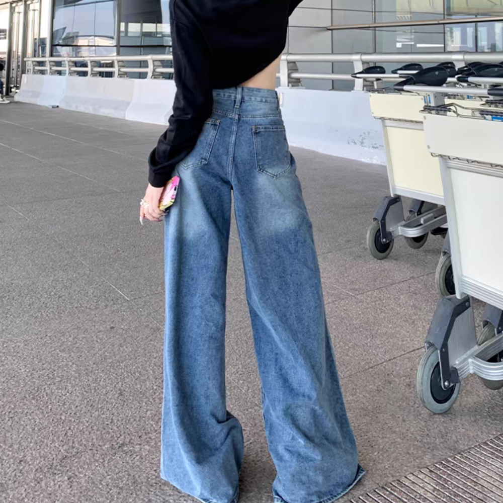 Women's American Casual Loose Jeans