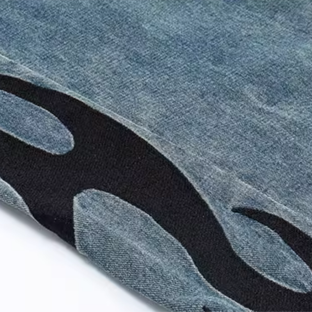 Street Washed Embroidered Jeans