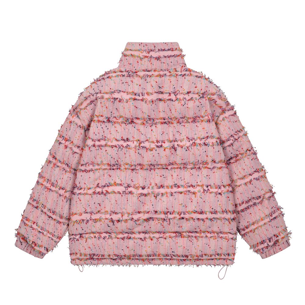 【NOW TREND】Brushed Patchwork Button Coat