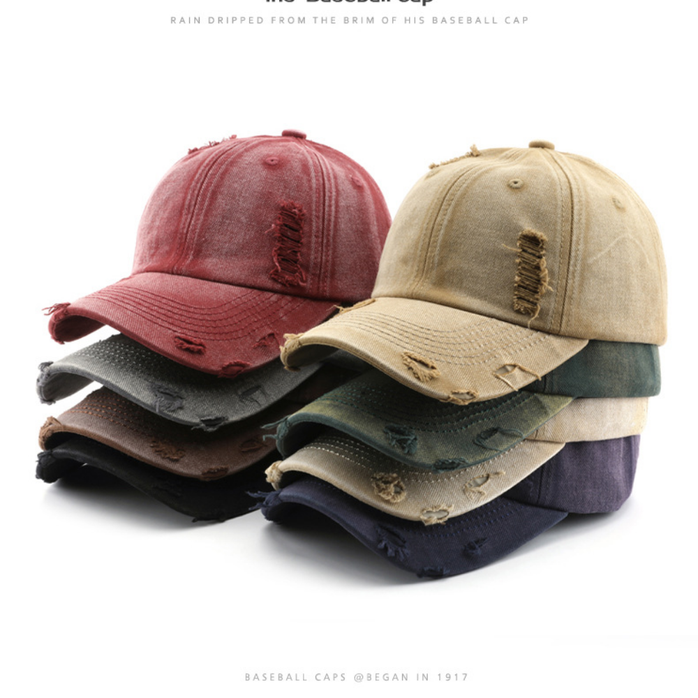 Washed Hole Hat
