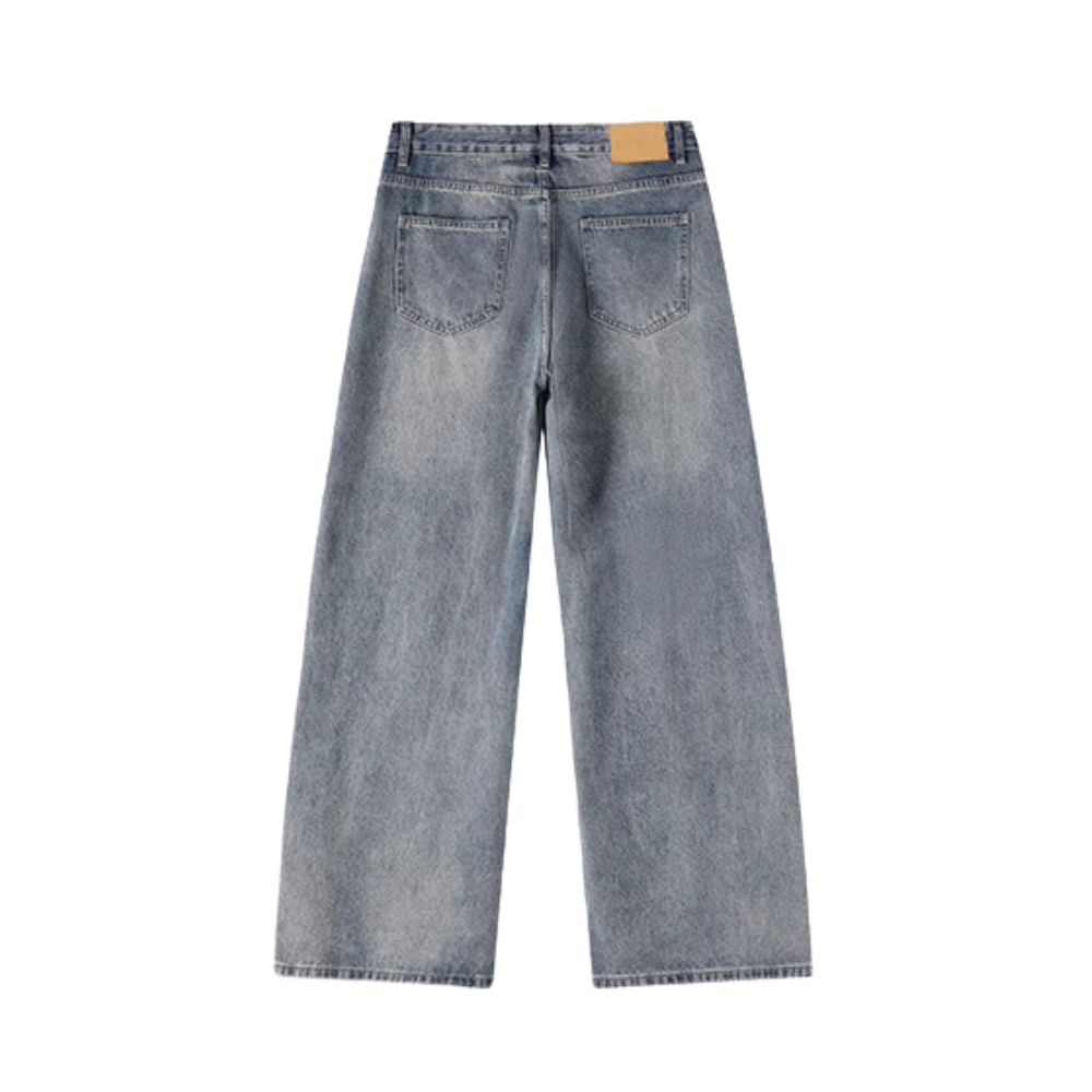 Distressed Iridescent Jeans