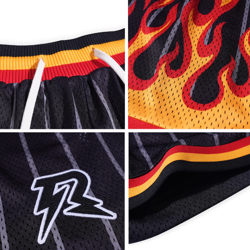 Quick-Drying Printed Mesh Shorts