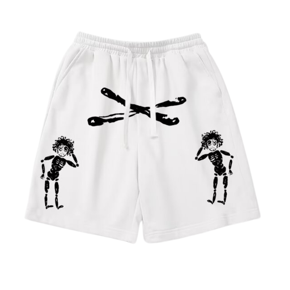 American Cross Skull Shorts